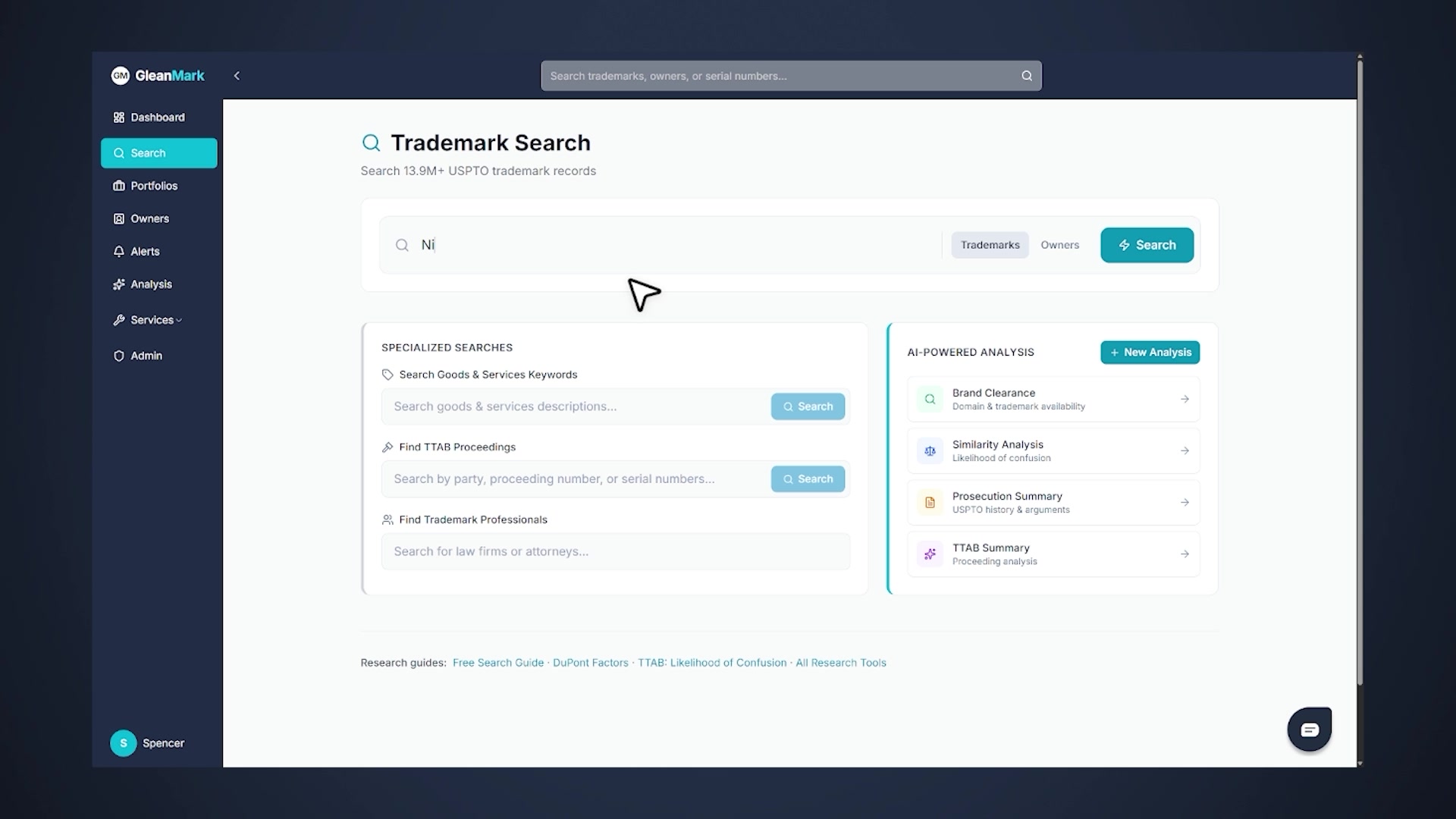 GleanMark product demo