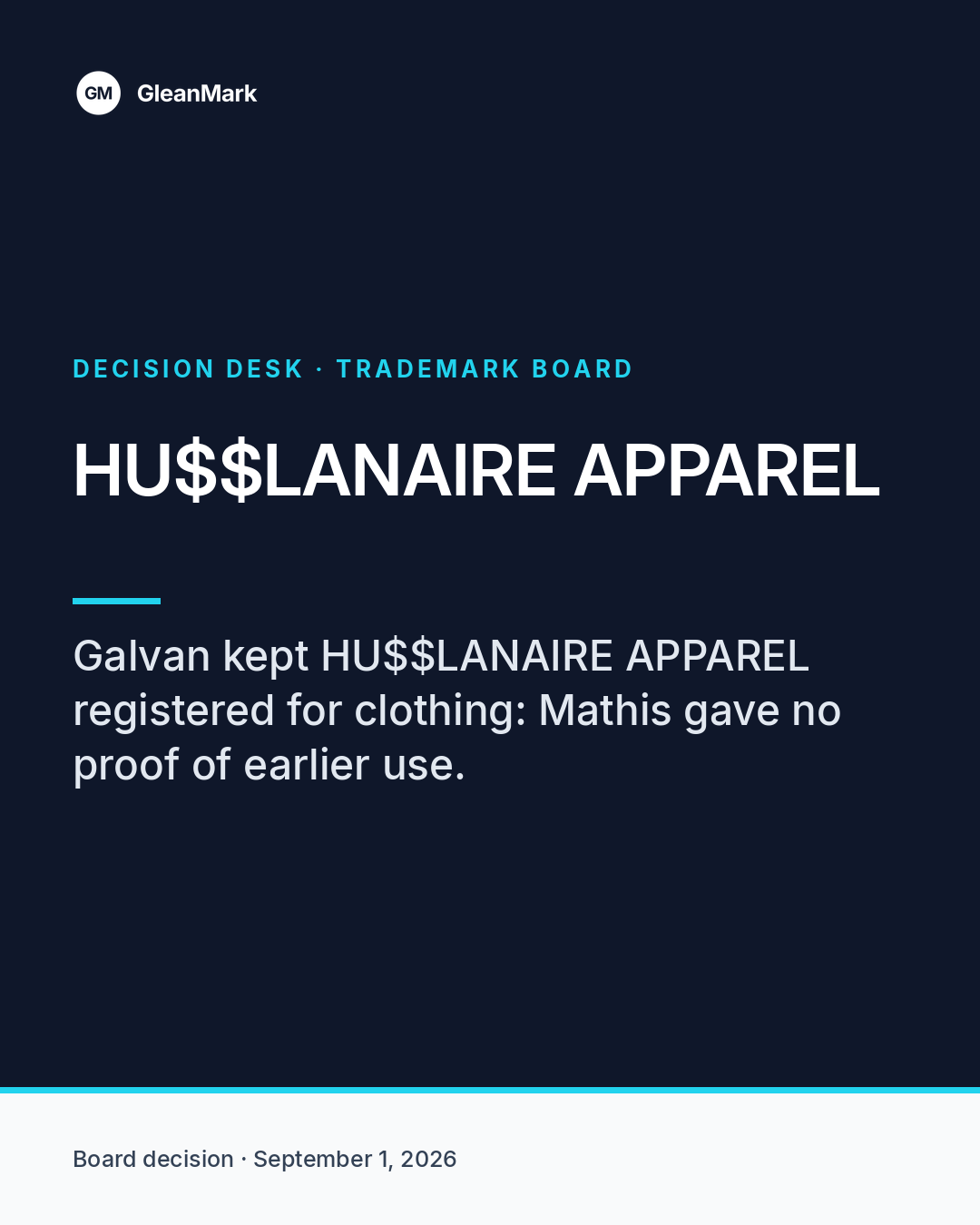 Galvan kept his registration after Mathis failed to submit evidence to prove his claim — report graphic