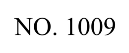 NO. 1009