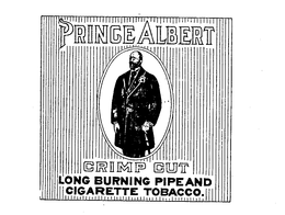 PRINCE ALBERT CRIMP CUT LONG BURNING PIPE AND CIGARETTE TOBACCO.