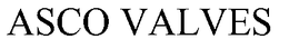 ASCO VALVES