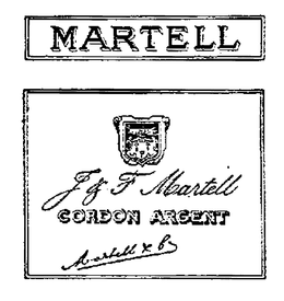 J.J.F. MARTELL CORDON ARGENT