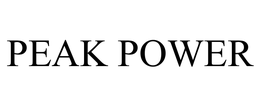 PEAK POWER