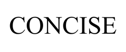 CONCISE