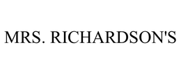 MRS. RICHARDSON'S