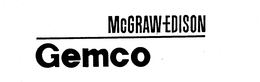 MCGRAW-EDISON GEMCO