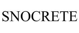 SNOCRETE