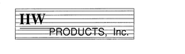 HW PRODUCTS, INC.