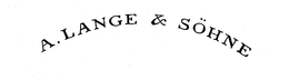 A.LANGE & SOHNE