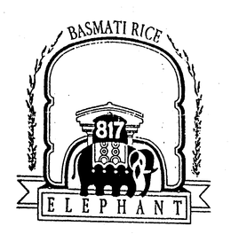 817 ELEPHANT BASMATI RICE