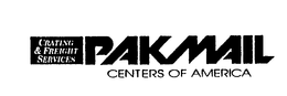 PAKMAIL CENTERS OF AMERICA CRATING & FREIGHT SERVICES