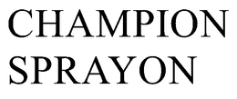 CHAMPION SPRAYON
