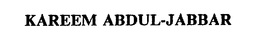 KAREEM ABDUL-JABBAR