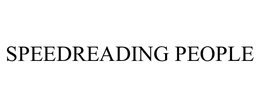 SPEEDREADING PEOPLE