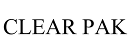 CLEAR PAK