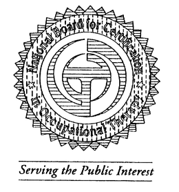 NATIONAL BOARD FOR CERTIFICATION IN OCCUPATIONAL THERAPY SERVING THE PUBLIC INTEREST