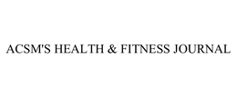 ACSM'S HEALTH & FITNESS JOURNAL