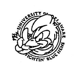 UNIVERSITY OF DELAWARE FIGHTIN' BLUE HENS