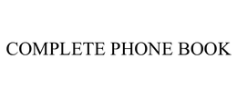 COMPLETE PHONE BOOK