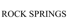 ROCK SPRINGS