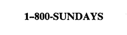 1-800-SUNDAYS