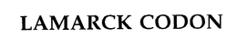 LAMARCK CODON