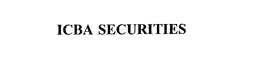 ICBA SECURITIES