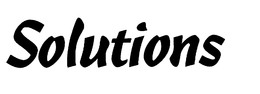 SOLUTIONS