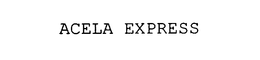 ACELA EXPRESS