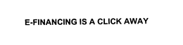 E-FINANCING IS A CLICK AWAY
