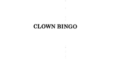CLOWN BINGO