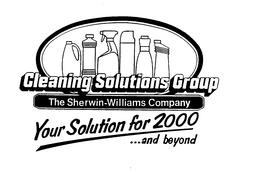 CLEANING SOLUTIONS GROUP THE SHERWIN-WILLAMS COMPANY YOUR SOLUTION FOR 2000...AND BEYOND