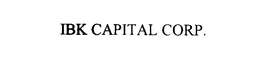 IBK CAPITAL CORP.