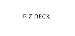 E-Z DECK