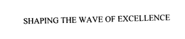 SHAPING THE WAVE OF EXCELLENCE