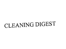 CLEANING DIGEST