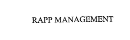 RAPP MANAGEMENT