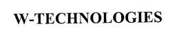 W-TECHNOLOGIES