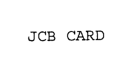 JCB CARD