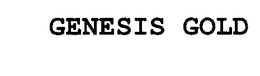 GENESIS GOLD