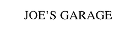 JOE'S GARAGE