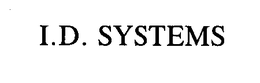 I.D. SYSTEMS