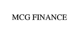 MCG FINANCE