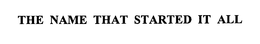 THE NAME THAT STARTED IT ALL