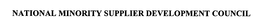 NATIONAL MINORITY SUPPLIER DEVELOPMENT COUNCIL