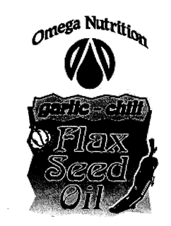 OMEGA NUTRITION GARLIC-CHILI FLAX SEED OIL