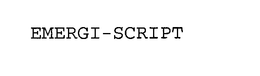 EMERGI-SCRIPT