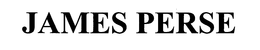 JAMES PERSE