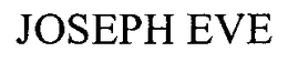 JOSEPH EVE