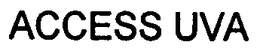 ACCESS UVA